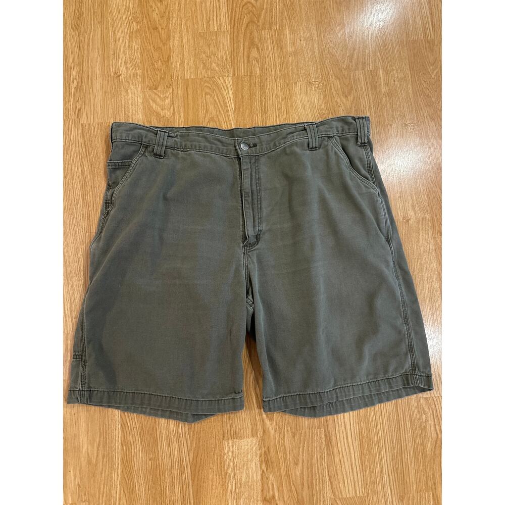 Carhartt Moss Green Relaxed Fit Shorts, Size 42
